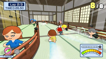 Floor Wiping Race Game Screenshot
