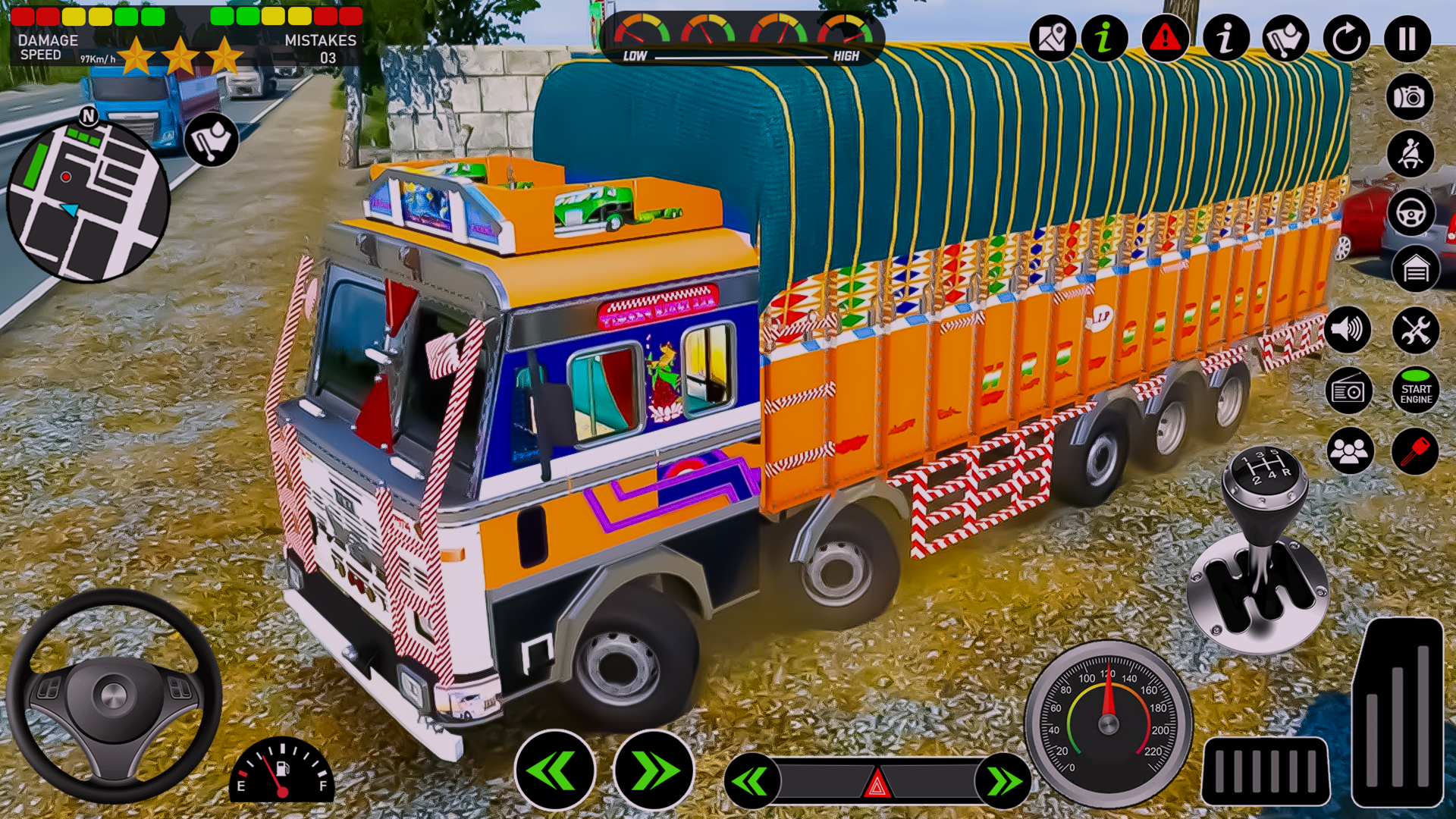 Indian Truck Simulator 3D Game Game Screenshot