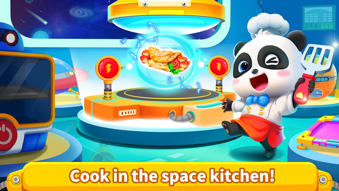Little Panda's Space Kitchen screenshot game