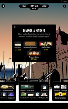 Captura de Tela do Jogo 80 Days