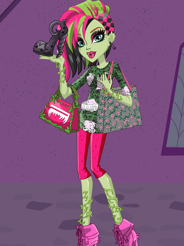Ghouls Monsters Fashion Dress Up Game Game Screenshot
