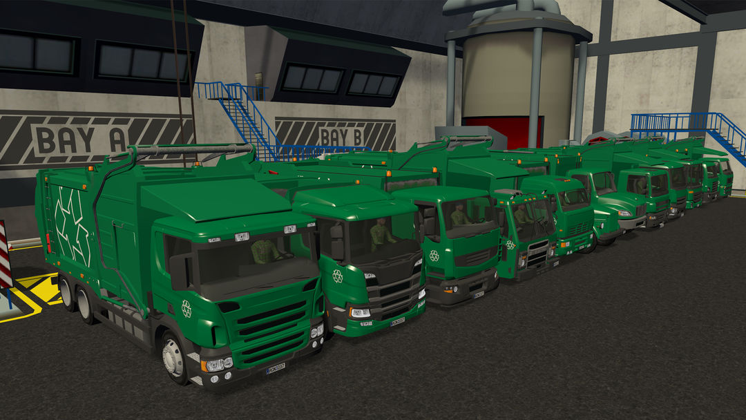 Trash Truck Simulator 게임 스크린 샷