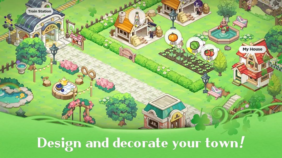 Dreamy Clover Town screenshot game