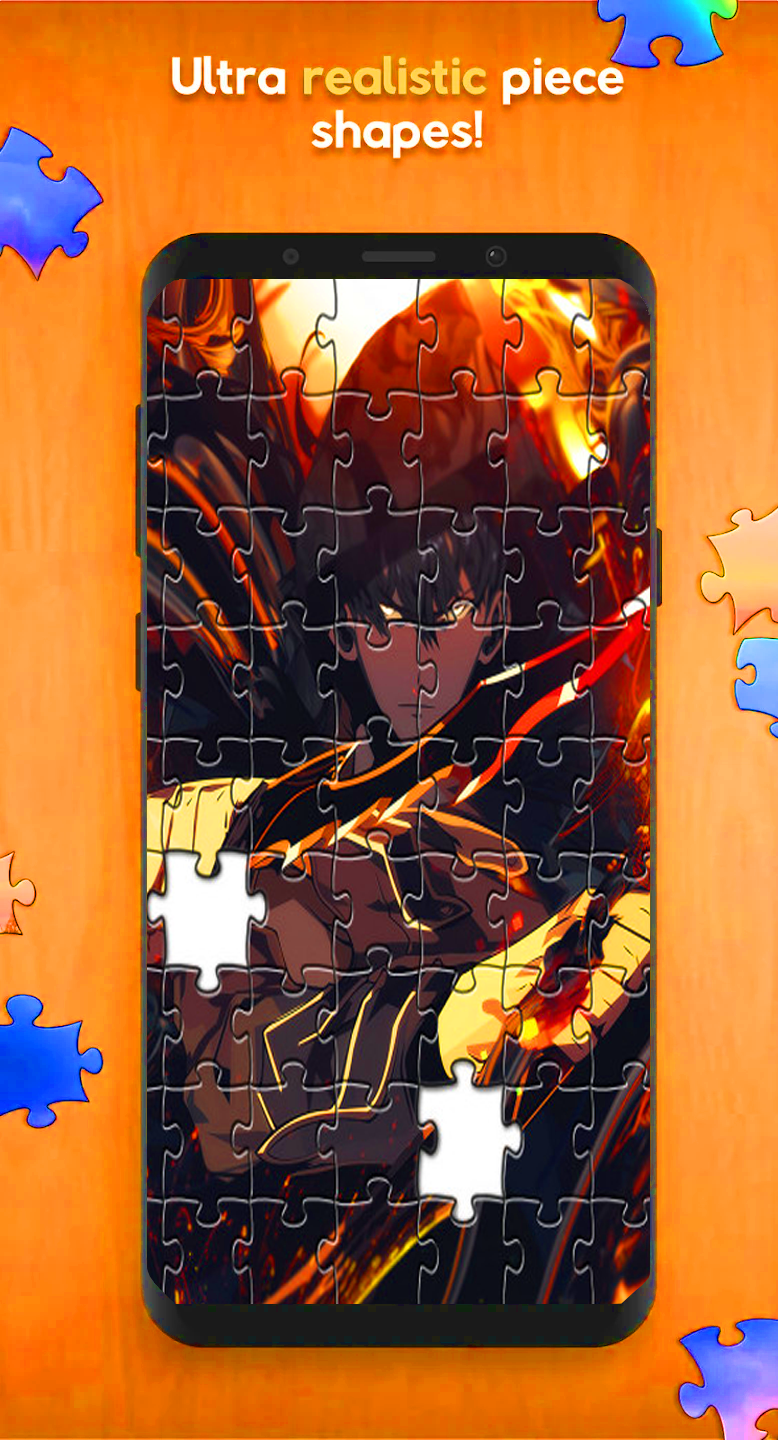Solo Leveling Anime Puzzle Game Screenshot
