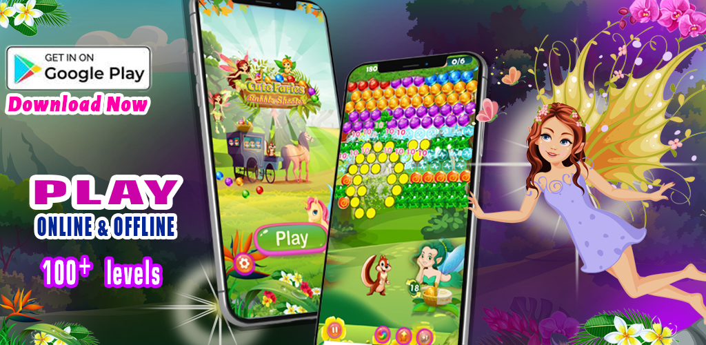 Screenshot of the video of Bubble Shooter -Fairy