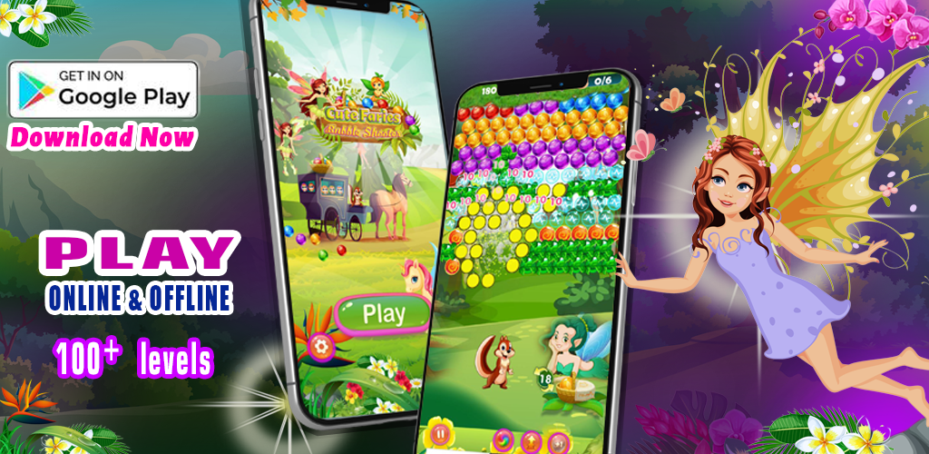 Screenshot dari video Bubble Shooter -Fairy