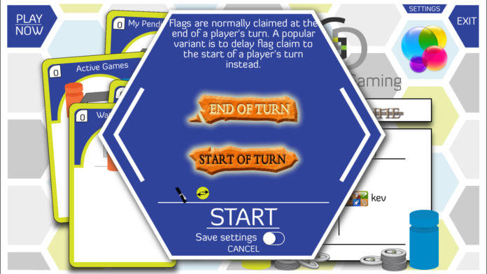 Reiner Knizia's Battleline Game Screenshot