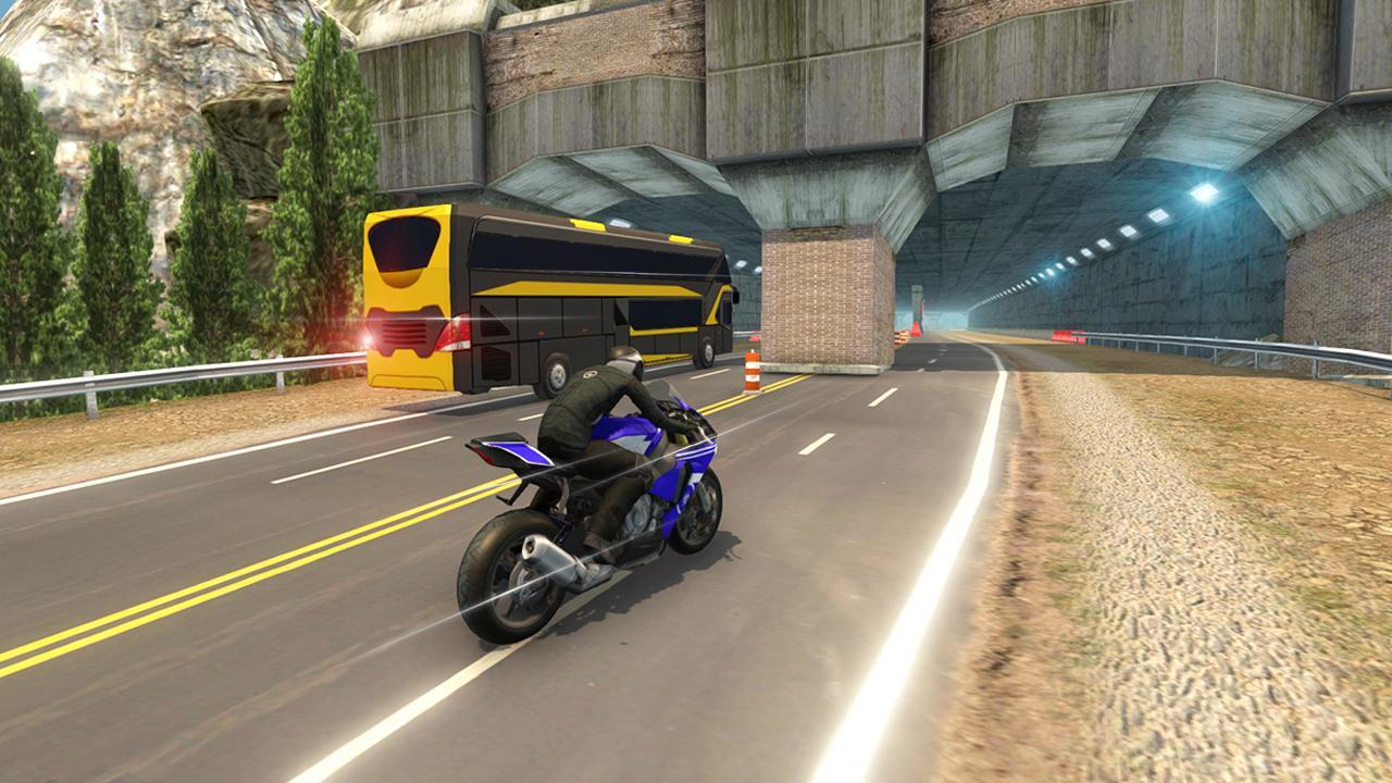 Bike VS Bus Racing Games Game Screenshot