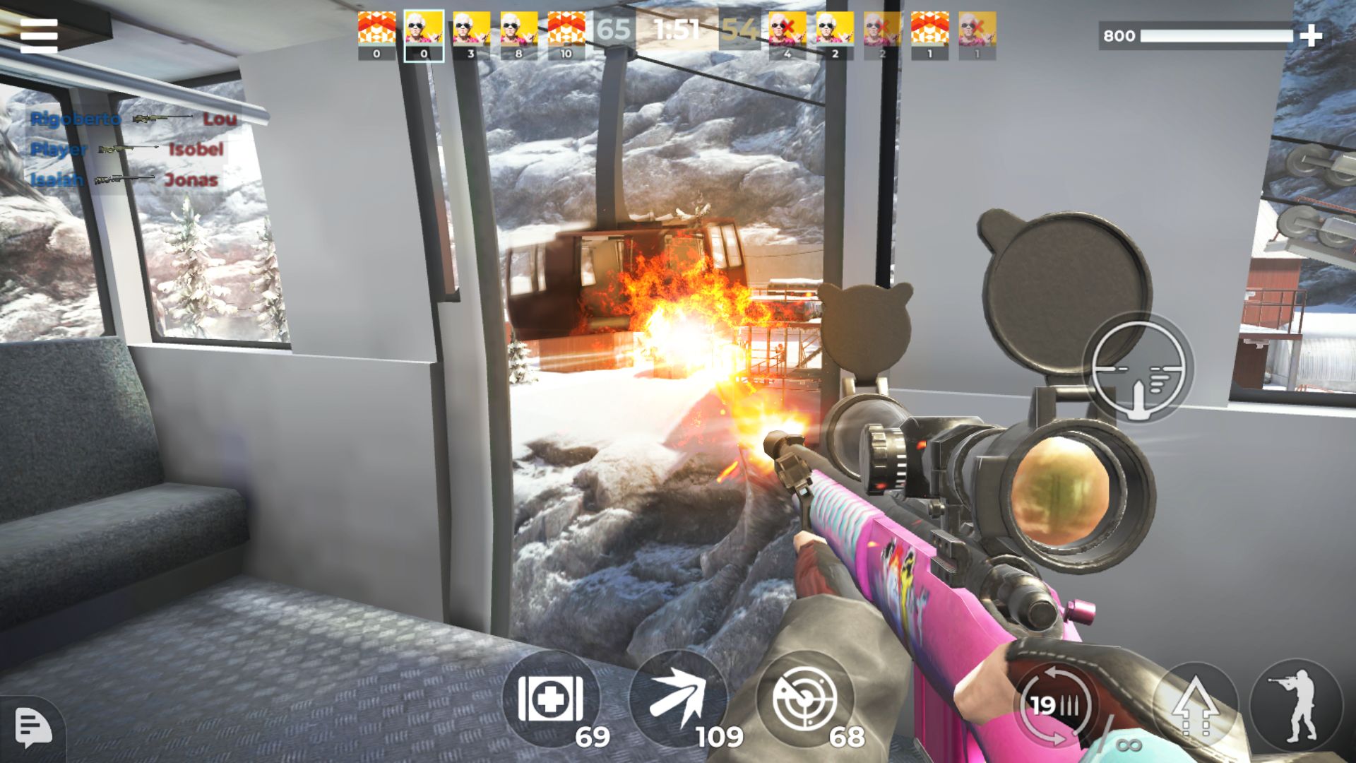 Screenshot of AWP Mode: Elite online 3D sniper FPS