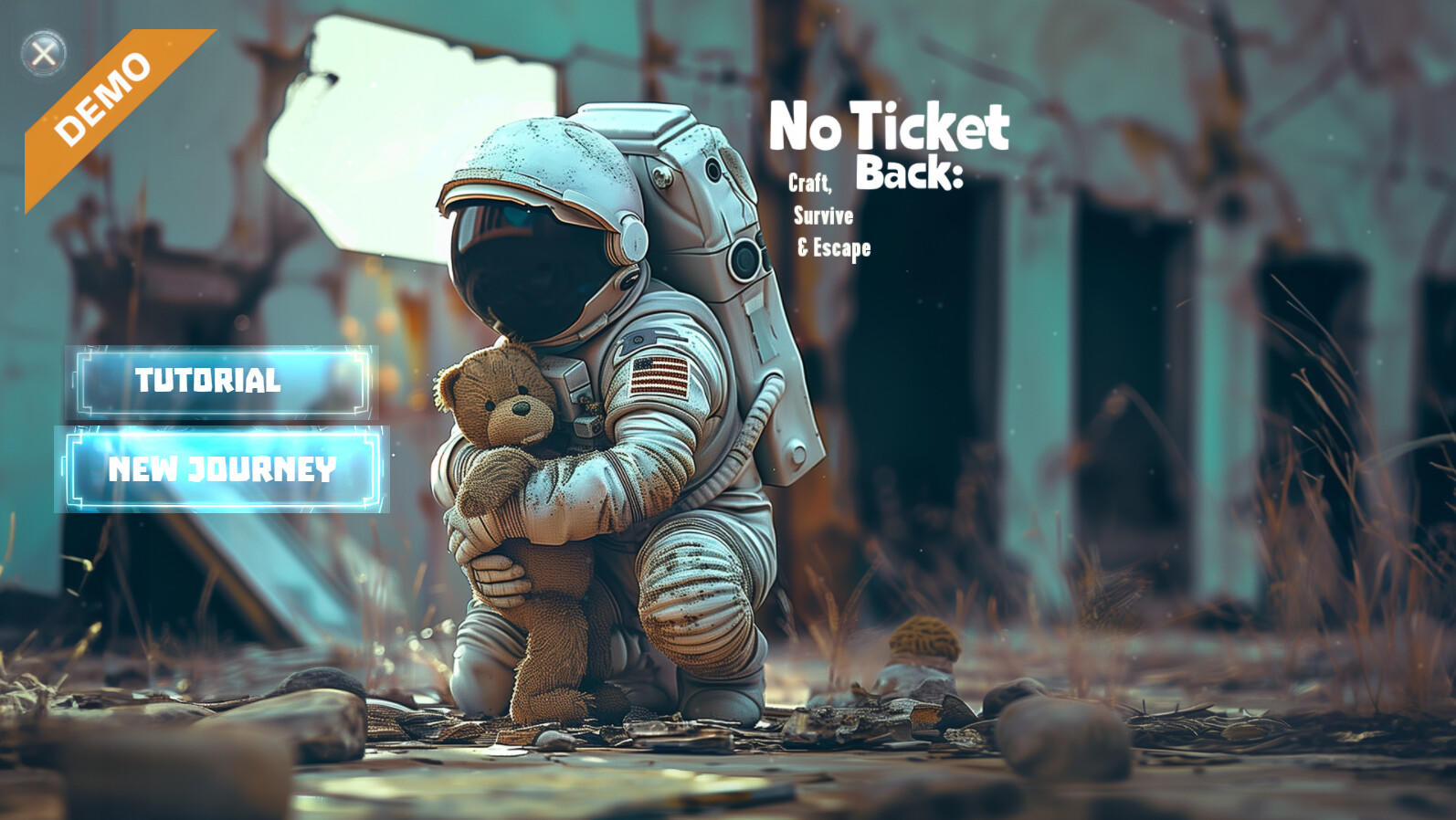 No Ticket Back: Craft, Survive & Escape 게임 스크린 샷
