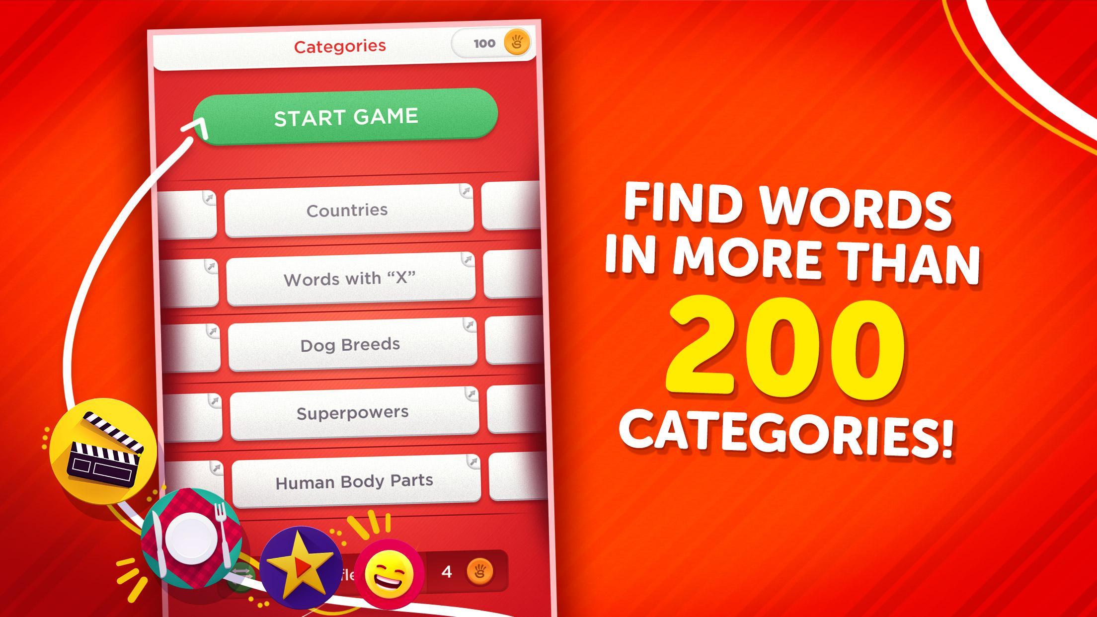 Stop - Categories Word Game 게임 스크린샷