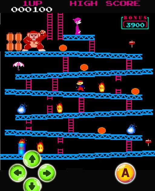 Screenshot 1 of Clássico Arcade Monkey Kong 1.0