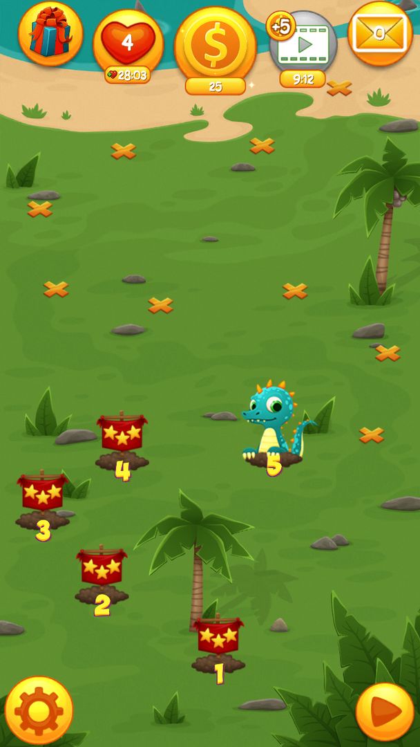 Jewels Jam: Puzzle World Dino screenshot game
