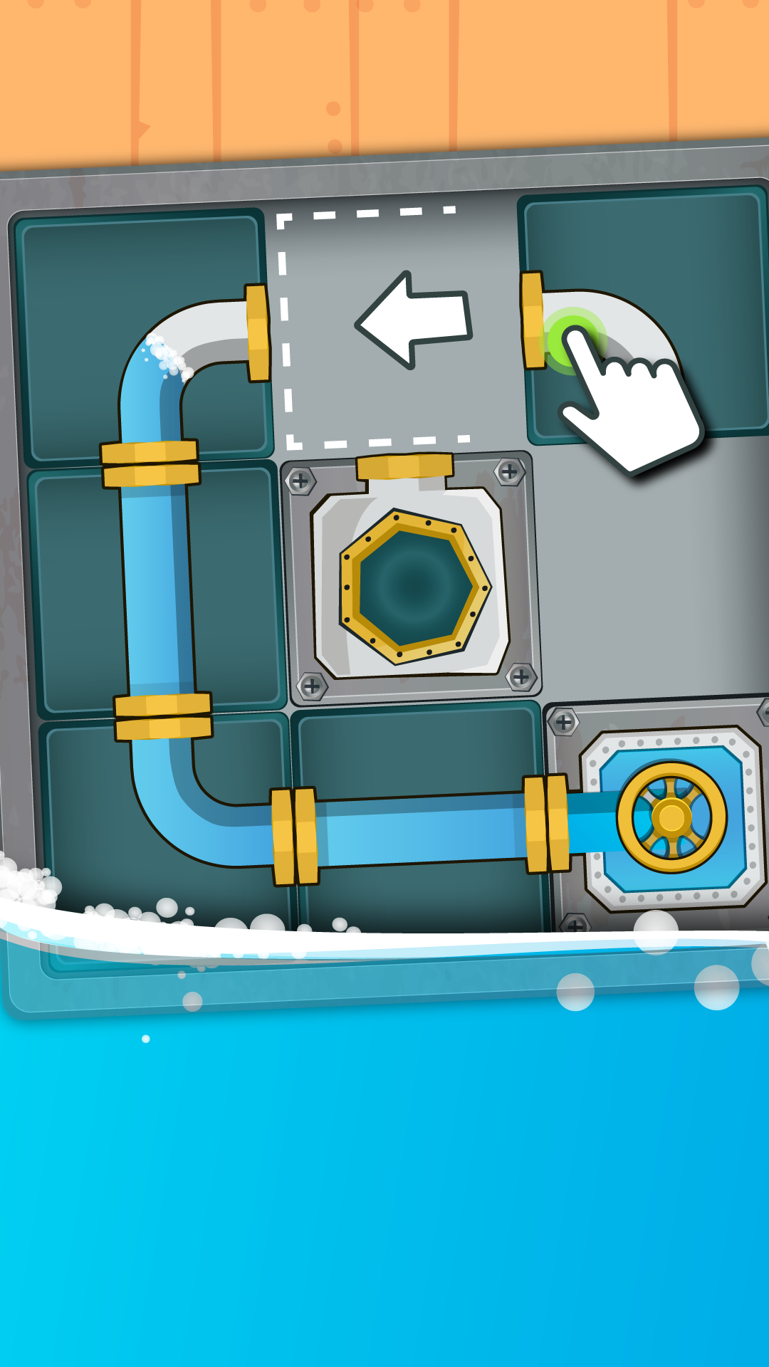 Screenshot of Unblock Water Pipes