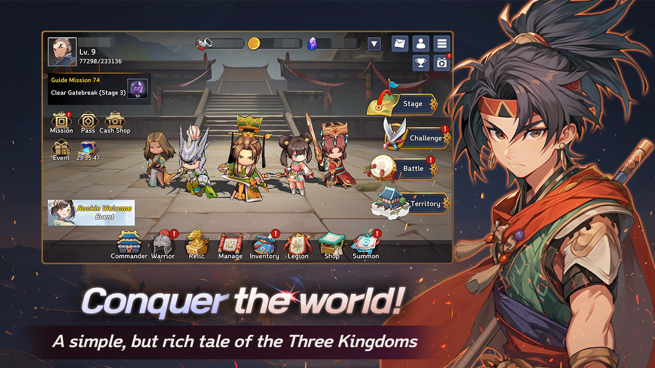 Screenshot of Three Kingdoms Tempest