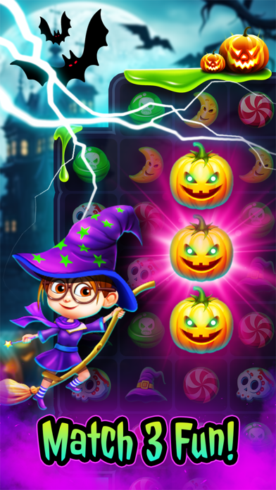 Screenshot of The Halloween Match 3 Puzzle
