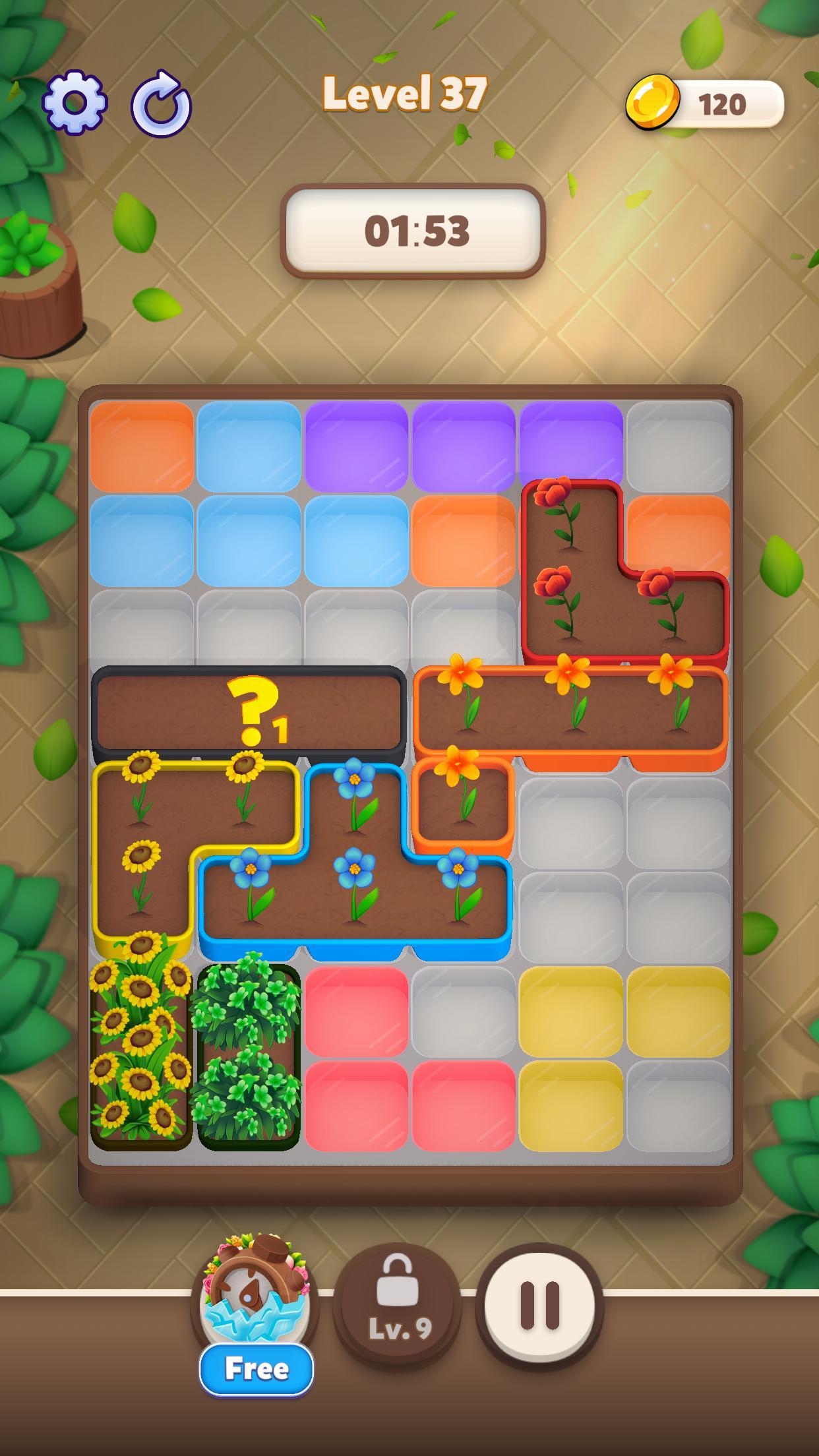 Blossom Block Game Screenshot
