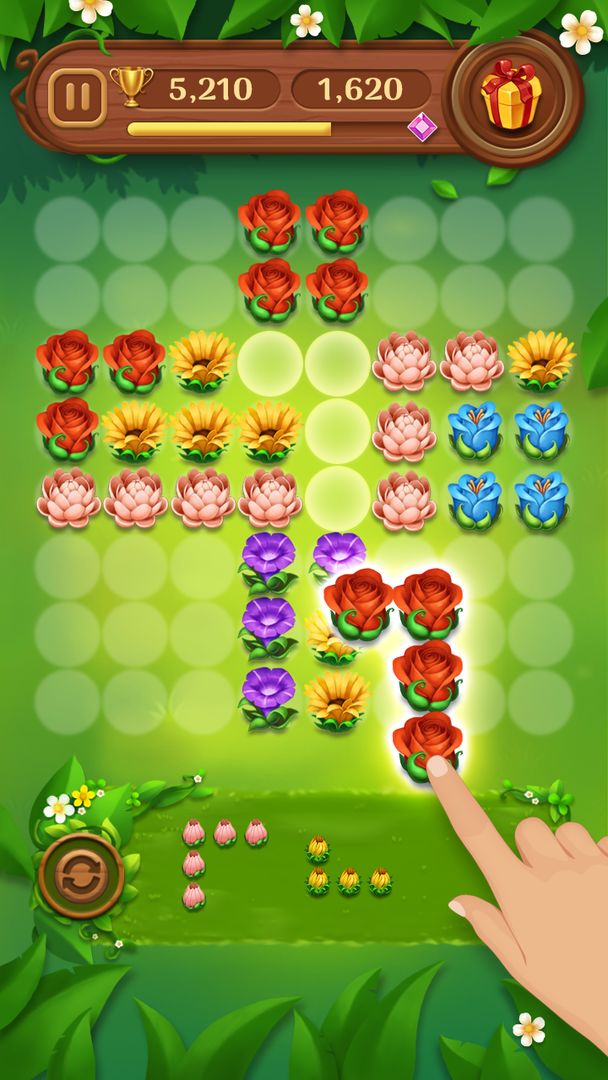 Screenshot of Block Puzzle Blossom