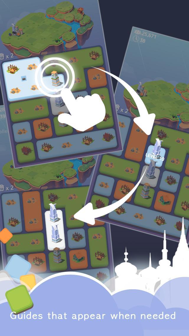 Merge City Game Screenshot