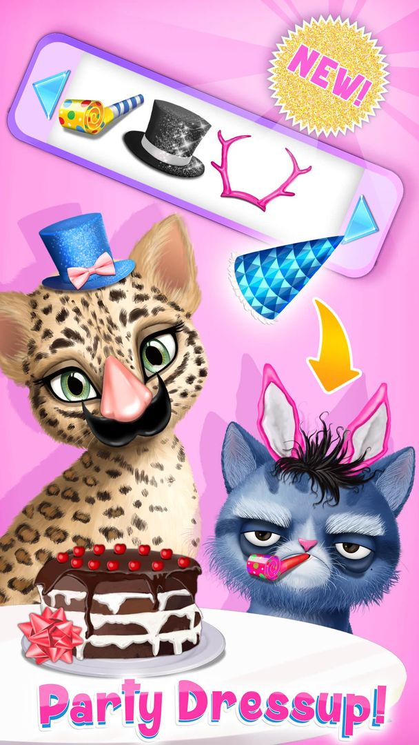 貓咪美髮沙龍生日派對遊戲截圖
