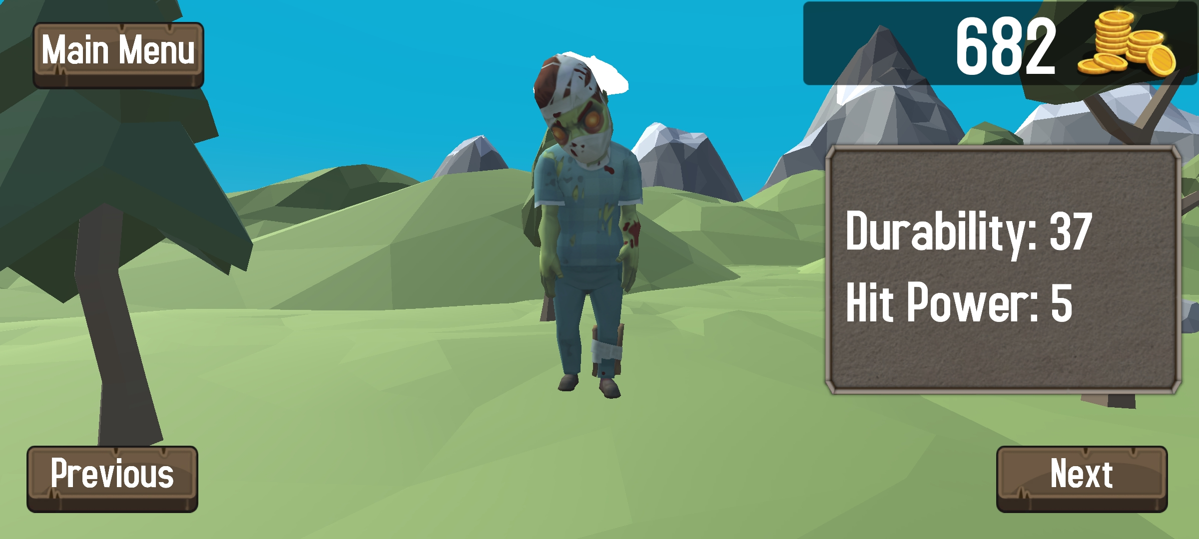 Screenshot of War: Protect the Zombies