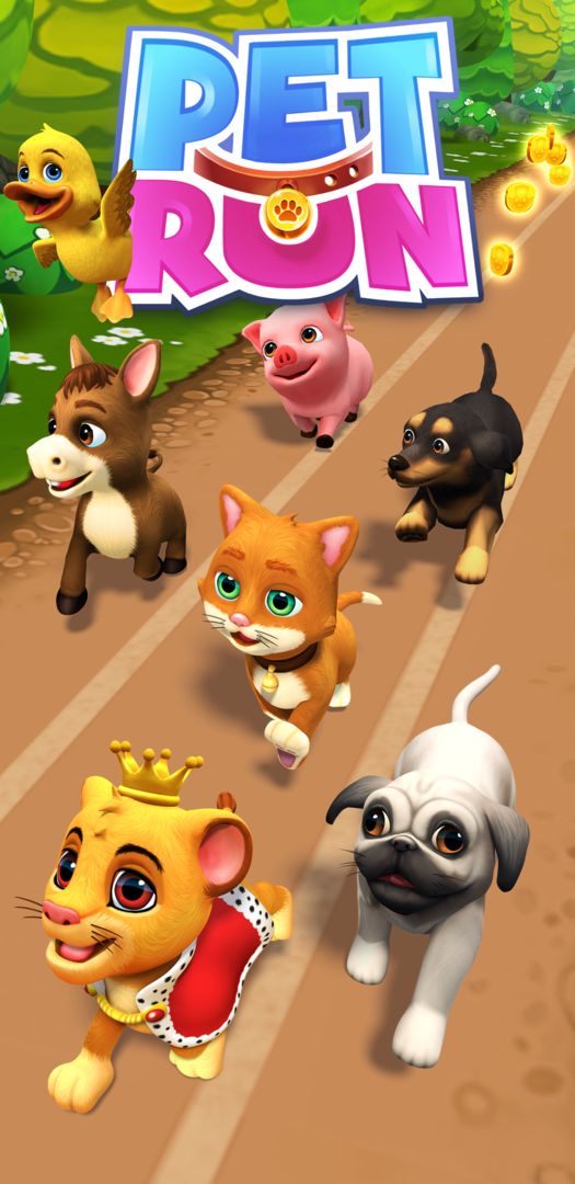 Pet Run - Puppy Dog Game ภาพหน้าจอเกม
