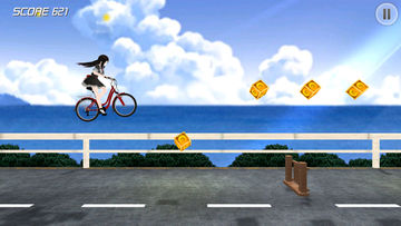 单车少女-阳光海滩 Game Screenshot