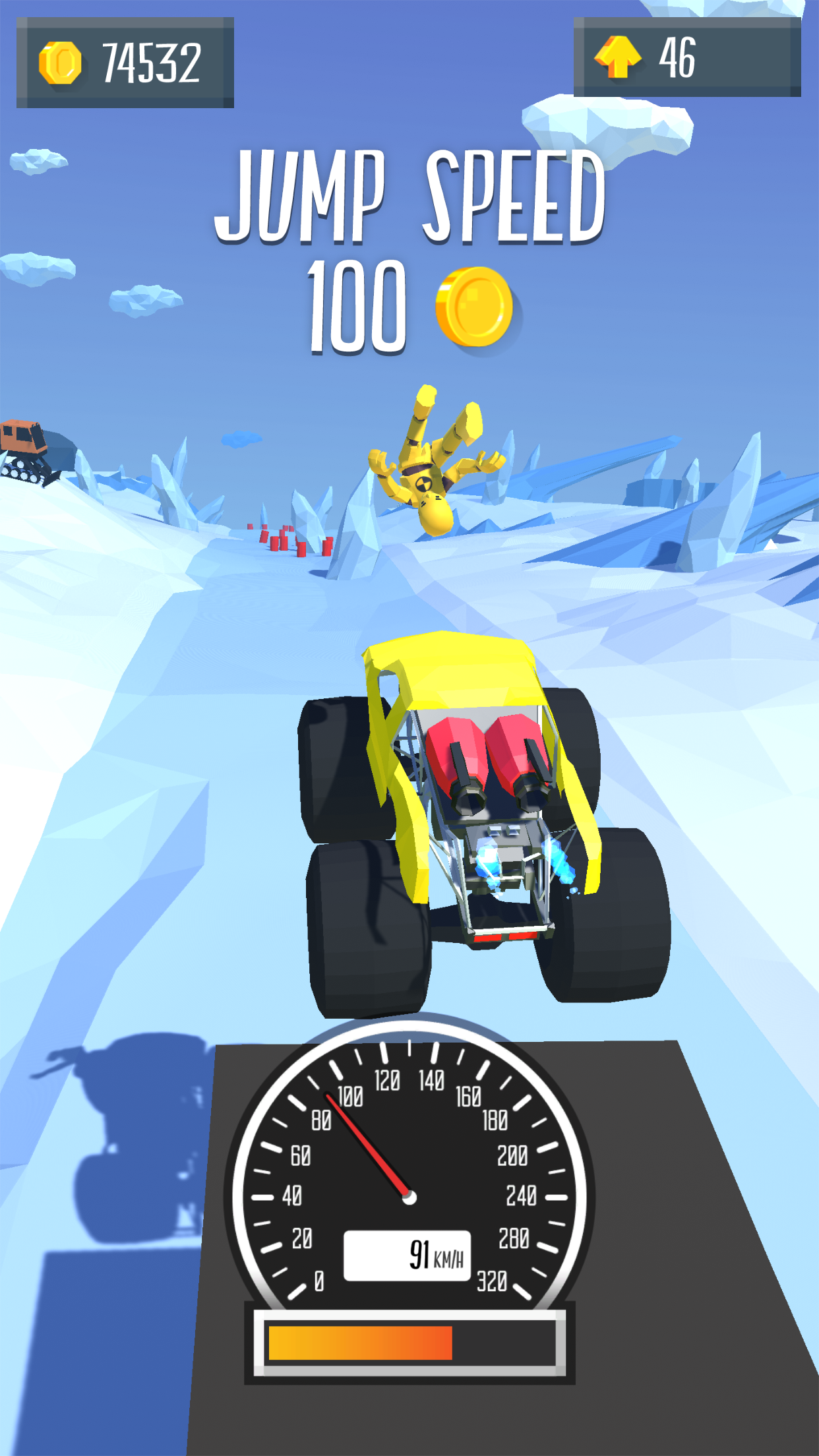 Destruction Car Jumping screenshot game