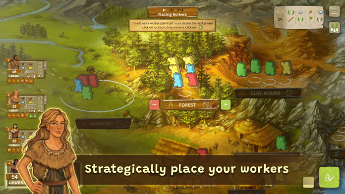 Screenshot of Stone Age: Digital Edition