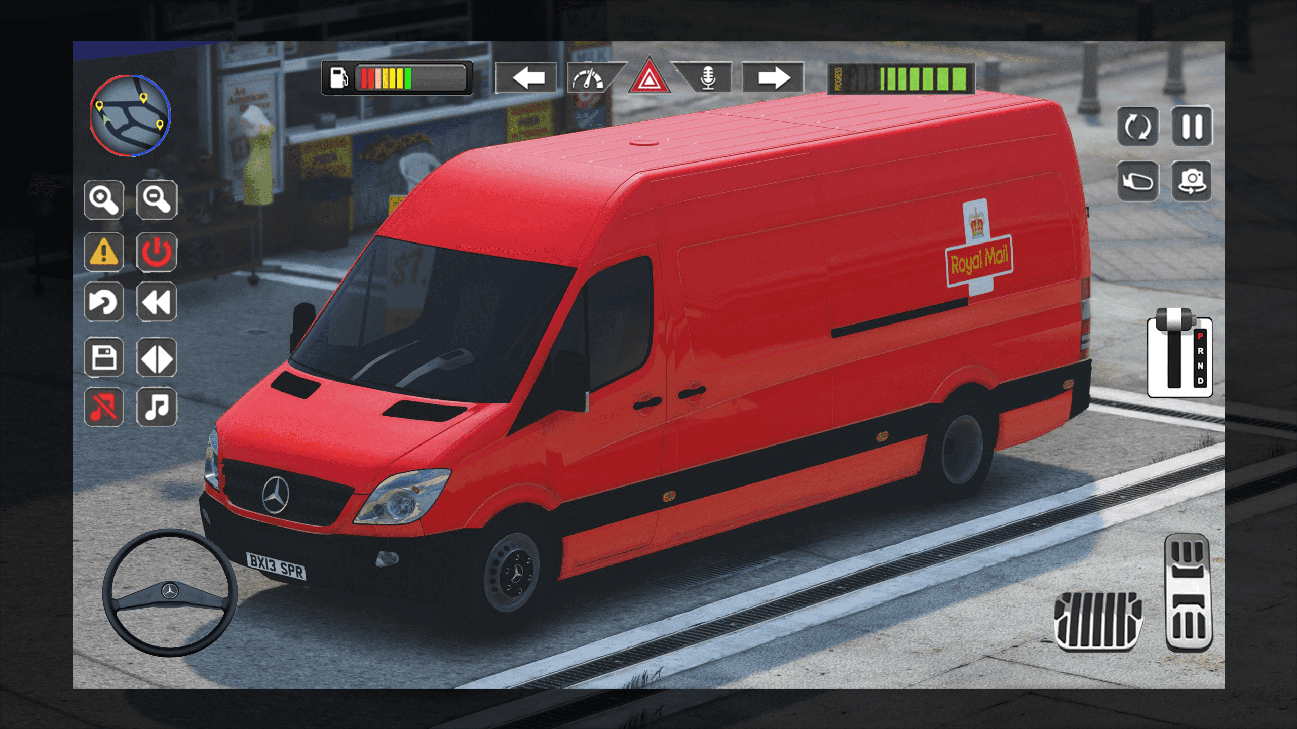 Mercedes Sprinter Car Delivery screenshot game