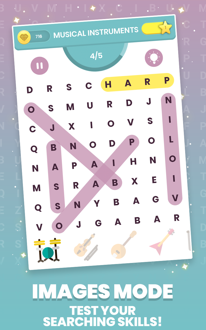 Word Search - Connect Letters for free 遊戲截圖