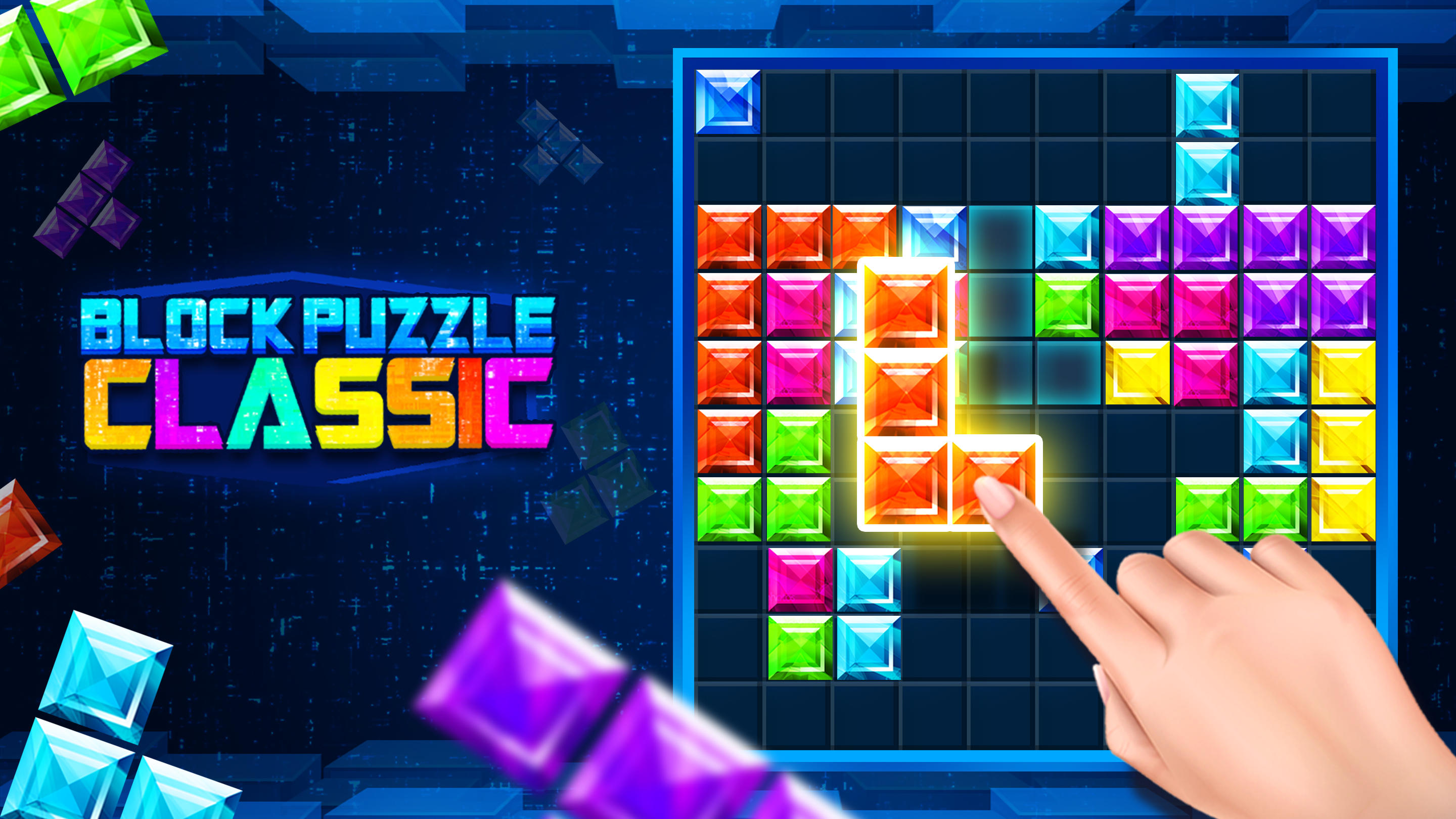 Block Puzzle Classic Plus Game Screenshot