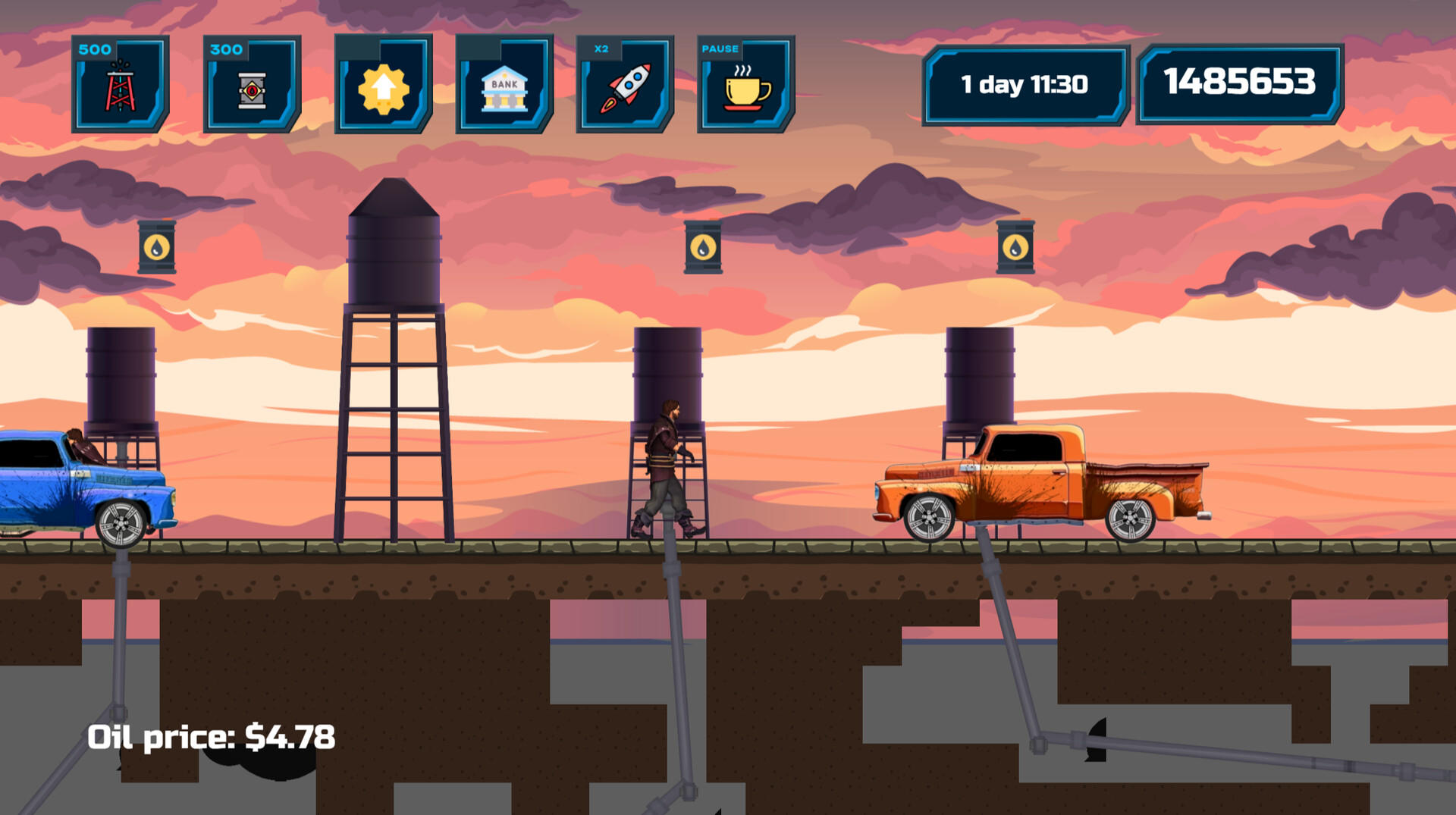 Oil Coin screenshot game