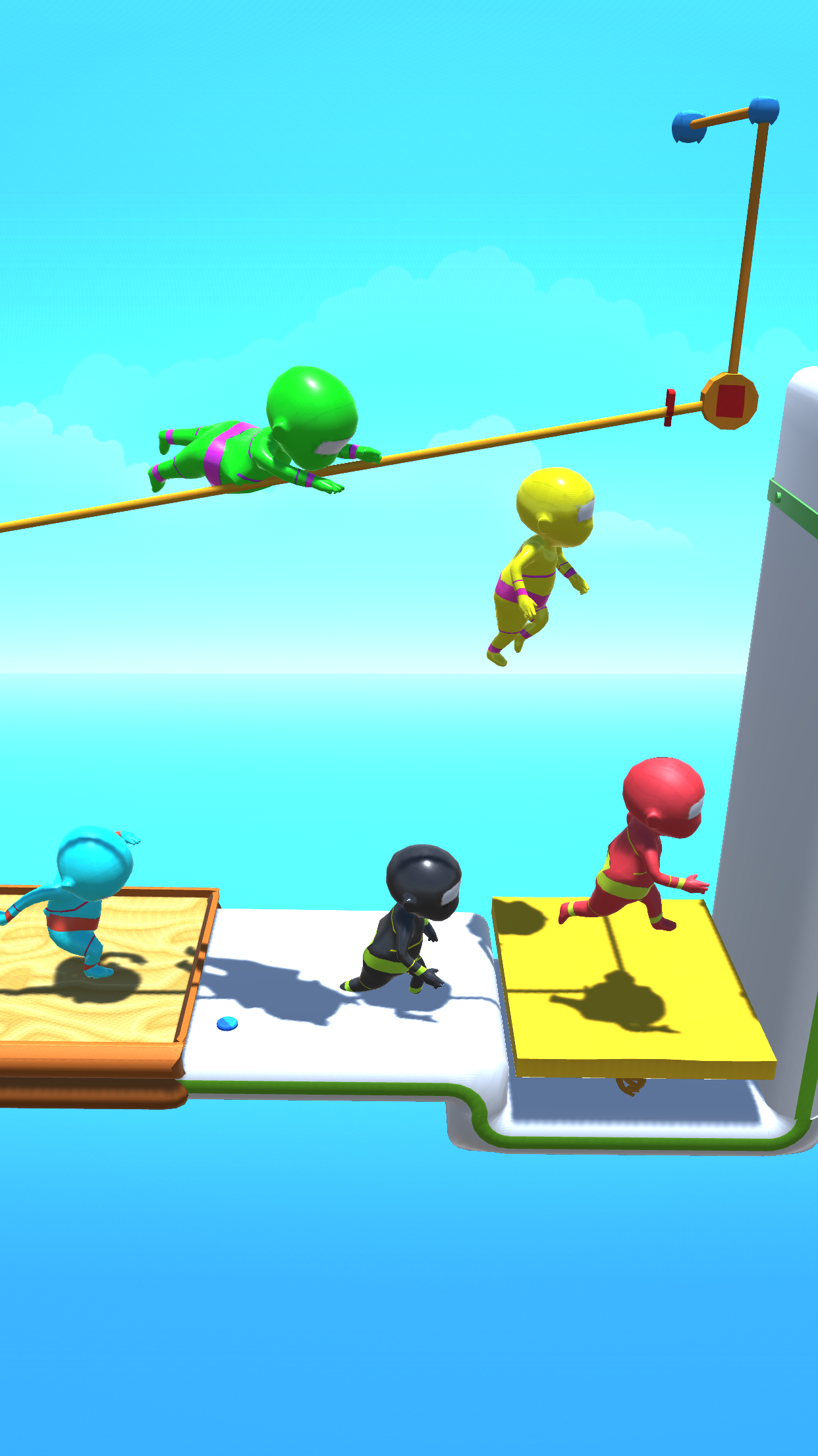 Screenshot 1 of การแข่งขันฝูงชน 3d: เกมวิ่ง 3D 15
