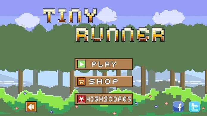 Tiny Runner 게임 스크린 샷