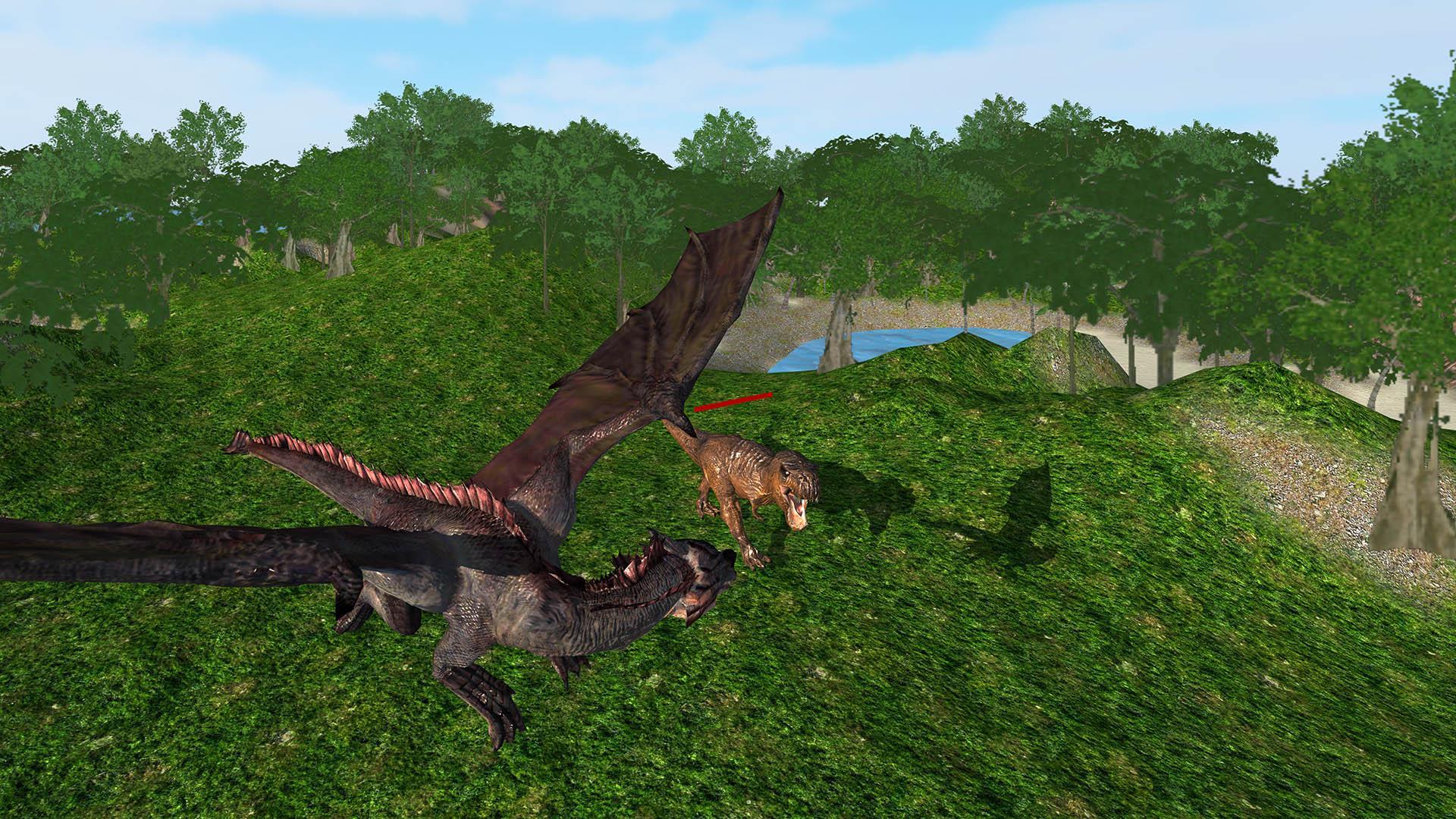 Screenshot 1 of Dragon Simulator 2018: juego épico de simulador de clanes en 3D 