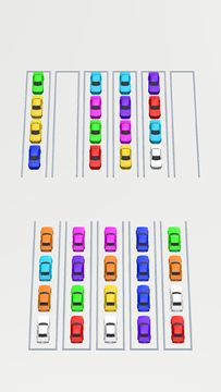 Color Sort Puzzle: Parking 3D Game Screenshot