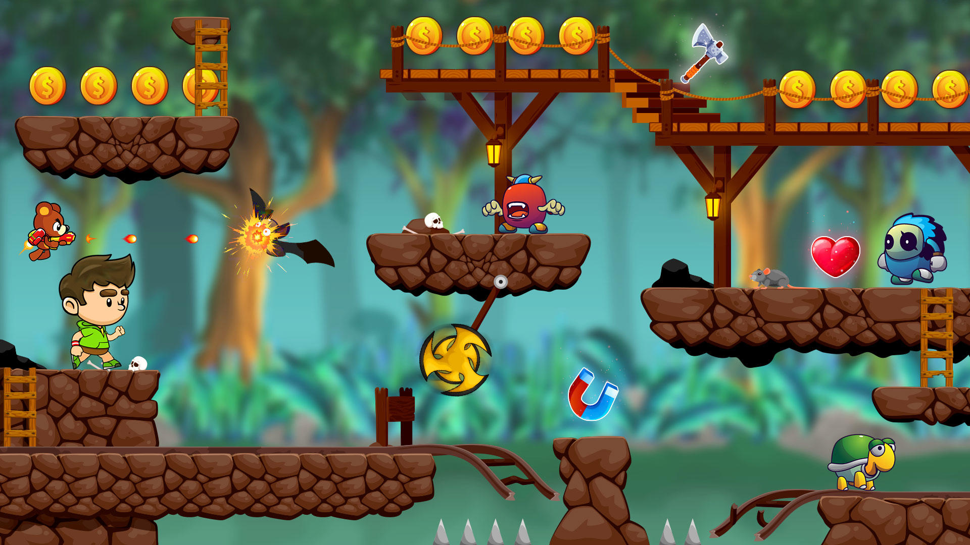 Super Marino: Jungle Adventure Game Screenshot