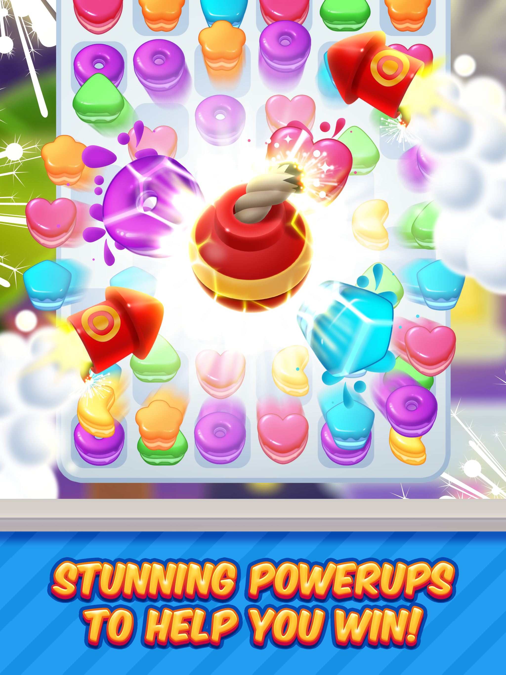 Cuplikan Layar Game Gummy Land - Match 3 Games