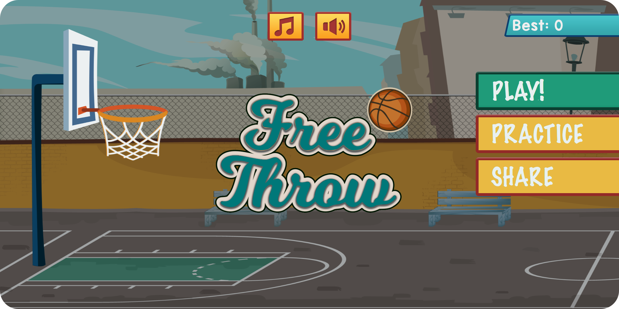 F-Throw Game Screenshot