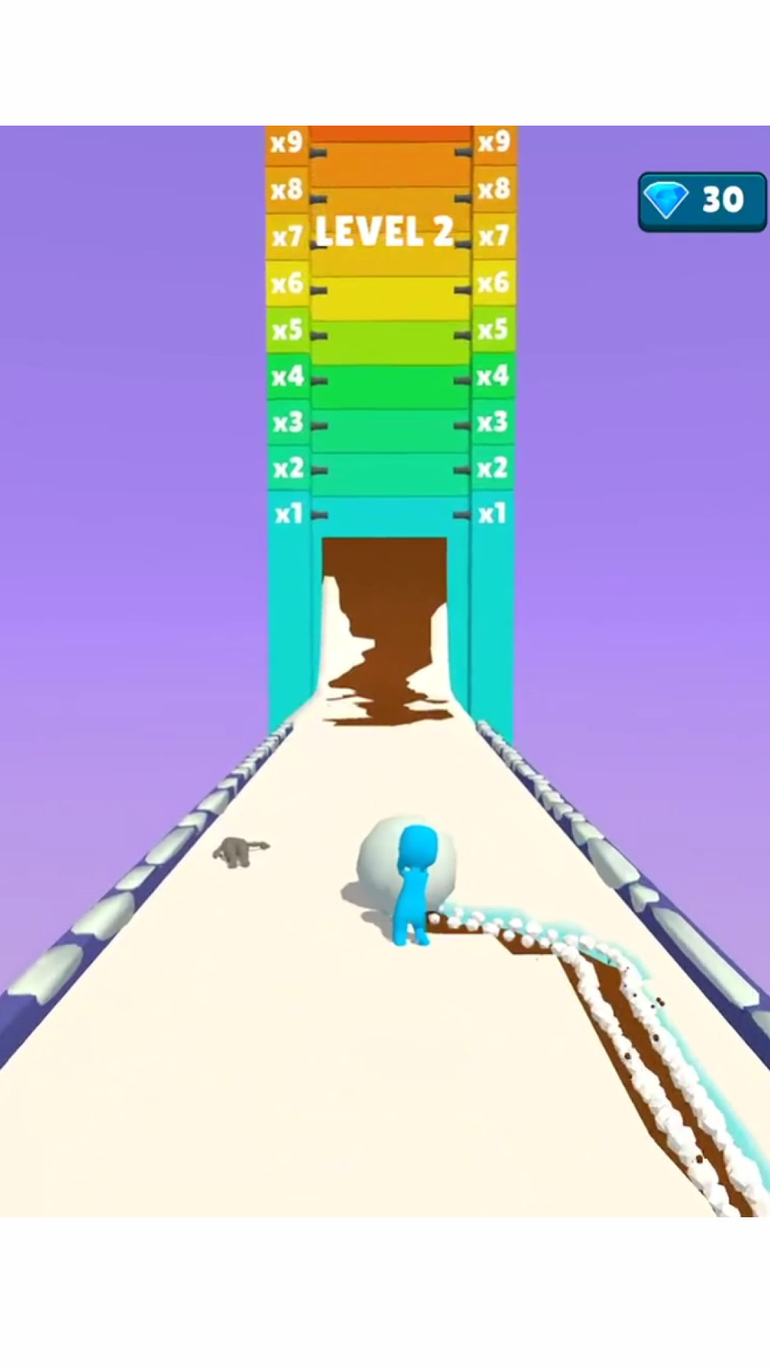 Snowman and snowball master Game Screenshot