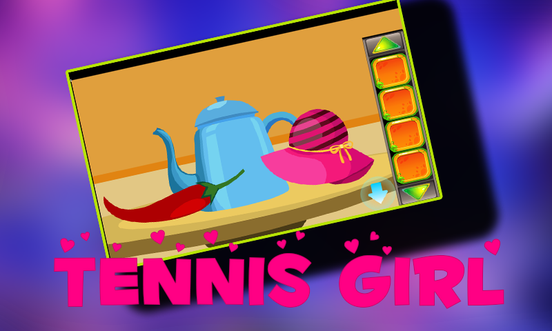 Kavi Games - 416 Tennis Girl Rescue Game Game Screenshot