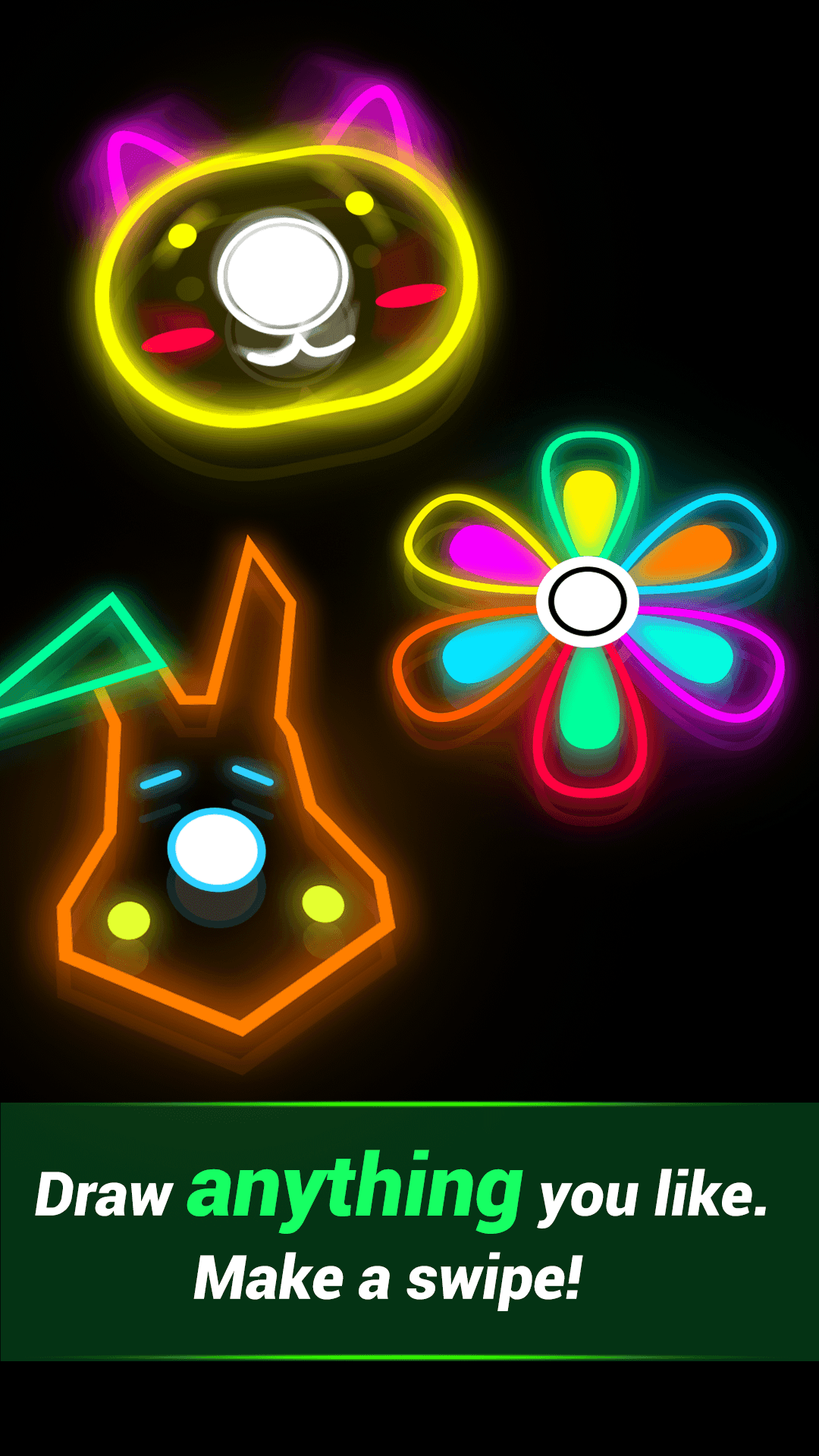 Draw Finger Spinner Game Screenshot