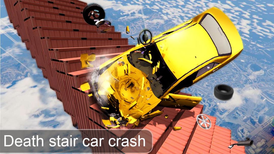 Beam Drive Crash Death Stair C screenshot game