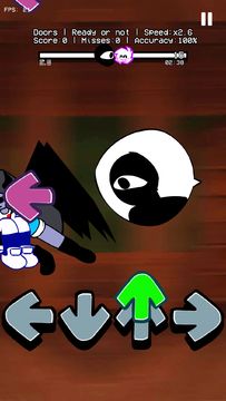 FNF Mod vs Funkin DOORS V2.0 ゲームのスクリーンショット