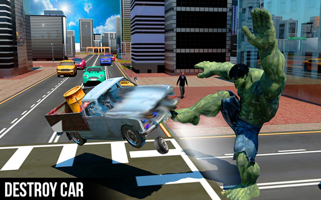 Superhero Monster Grand City Battle Game Screenshot