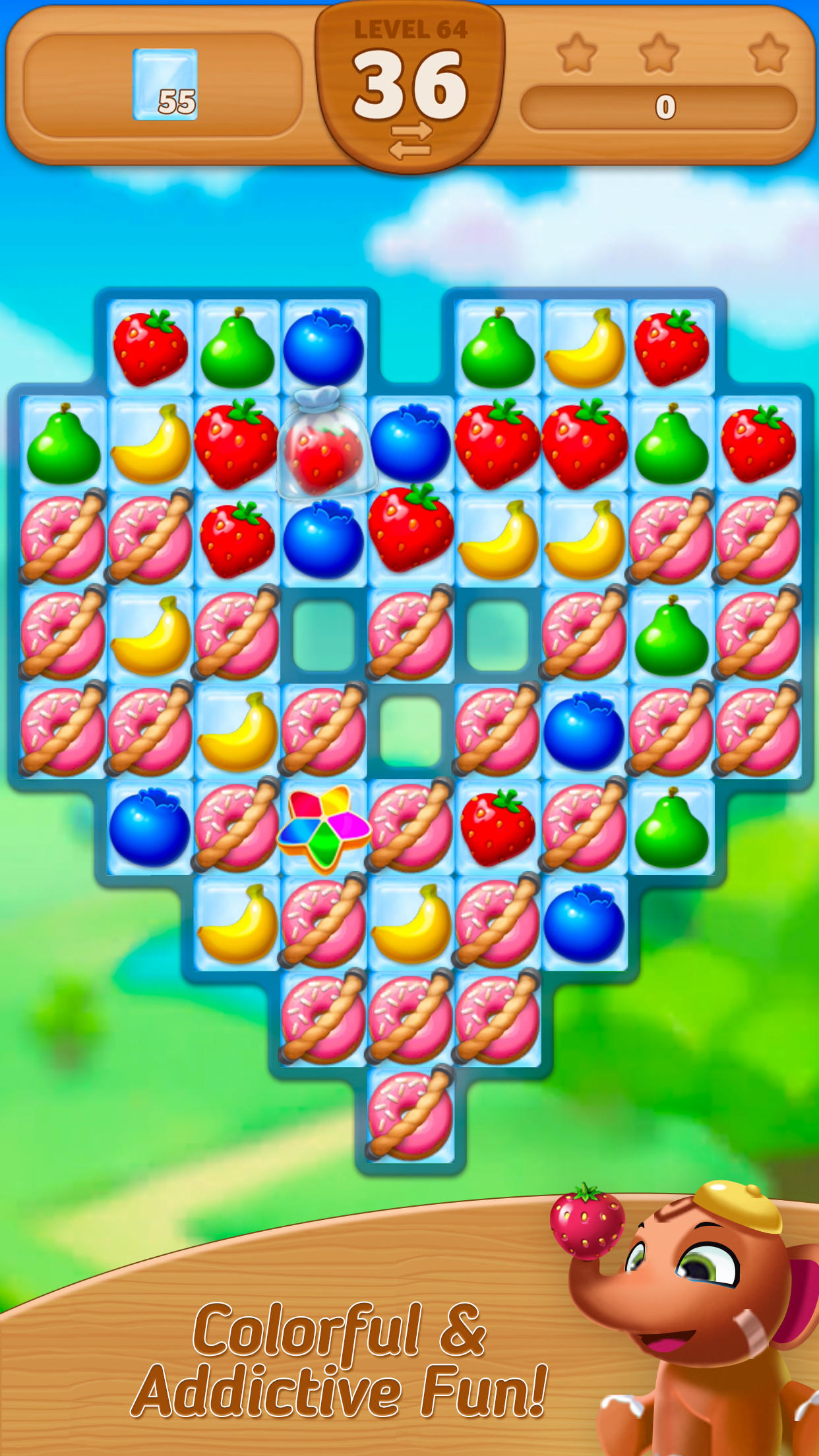 Скриншот игры Fruits Mania : Elly’s travel