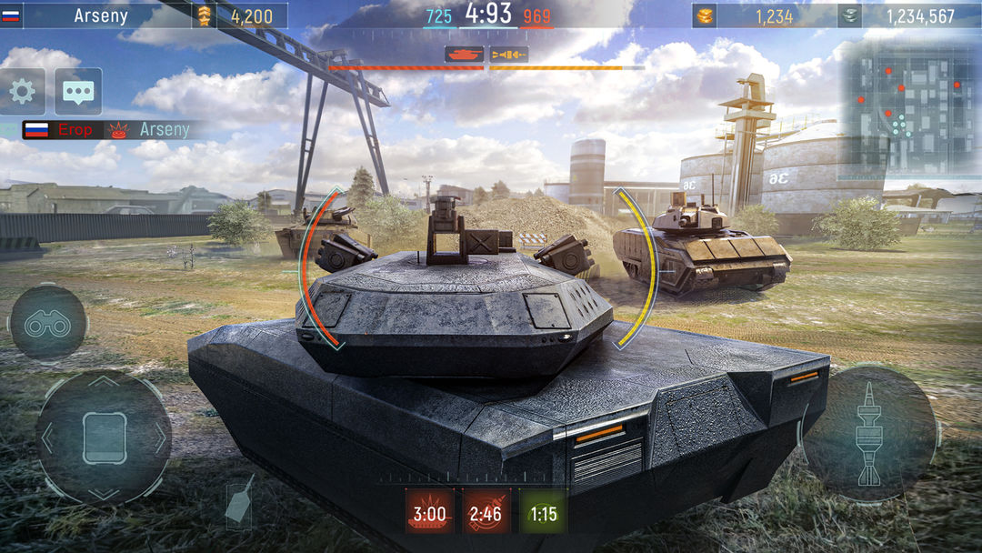 Modern Tanks: War Tank Games 게임 스크린 샷