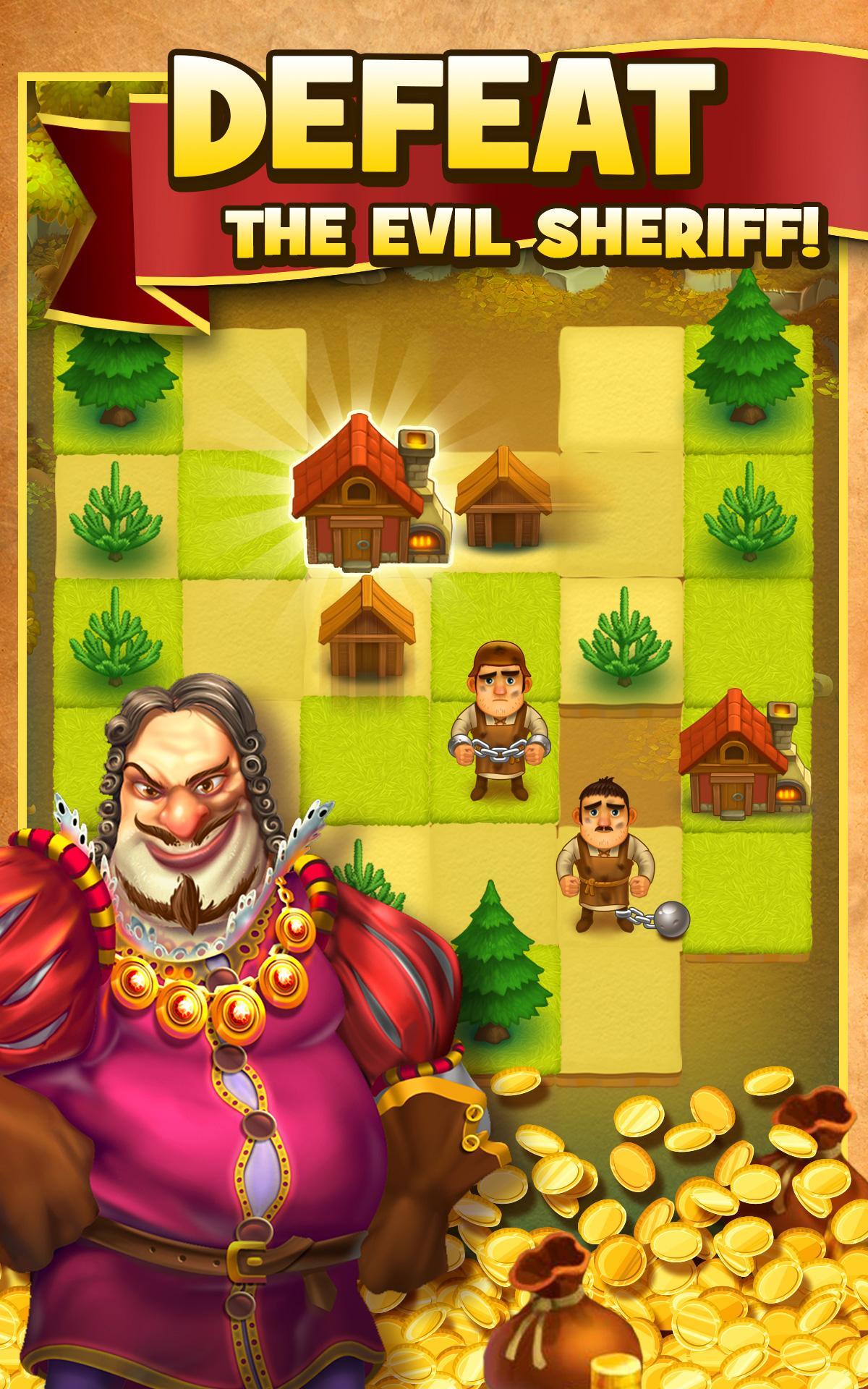 Robin Hood Legends – A Merge 3 Game Screenshot