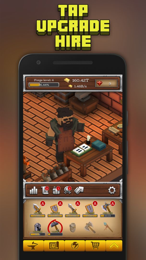 ForgeCraft - Crafting Tycoon screenshot game
